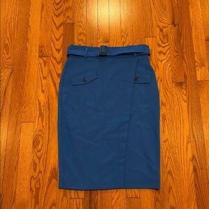 Ann Taylor Vibrant Blue Pencil Skirt - New - Never Been Worn